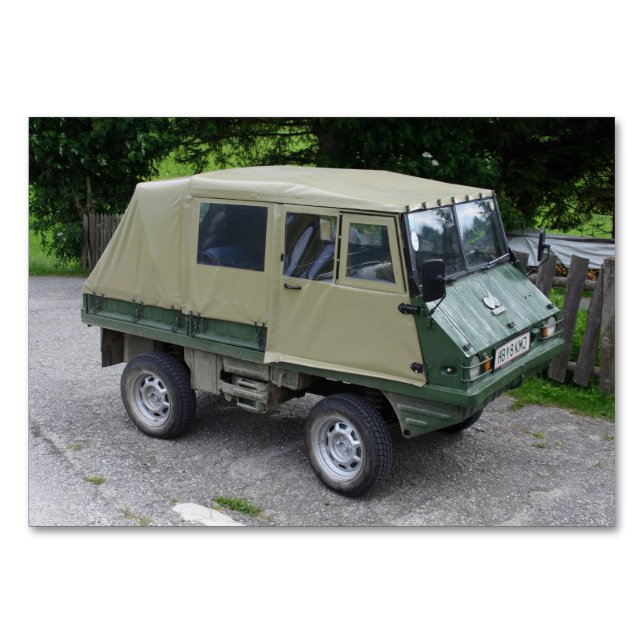 Numéro De Table Steyr Puch Haflinger (Devant)