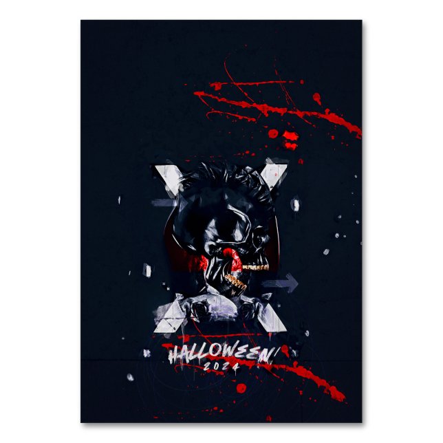 Numéro De Table Tiret du parti Halloween X (Par défaut)