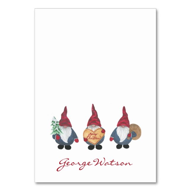 Numéro De Table Tomten Folten Table Card (Par défaut)