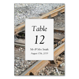 Numéro De Table Traces ferroviaires