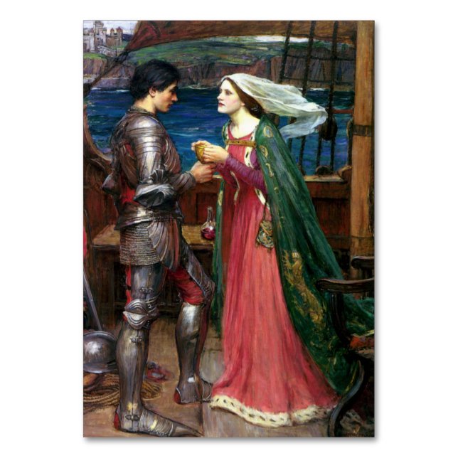Numéro De Table Tristan et Isolde avec Potion par Waterhouse (Par défaut)