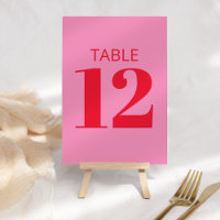 Typographie en gras rose et rouge Bat mitzvah mode