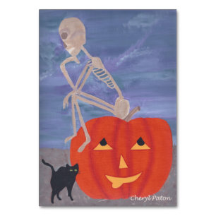 Numéro De Table Verbes pensant squelette lecture flashcards adulte