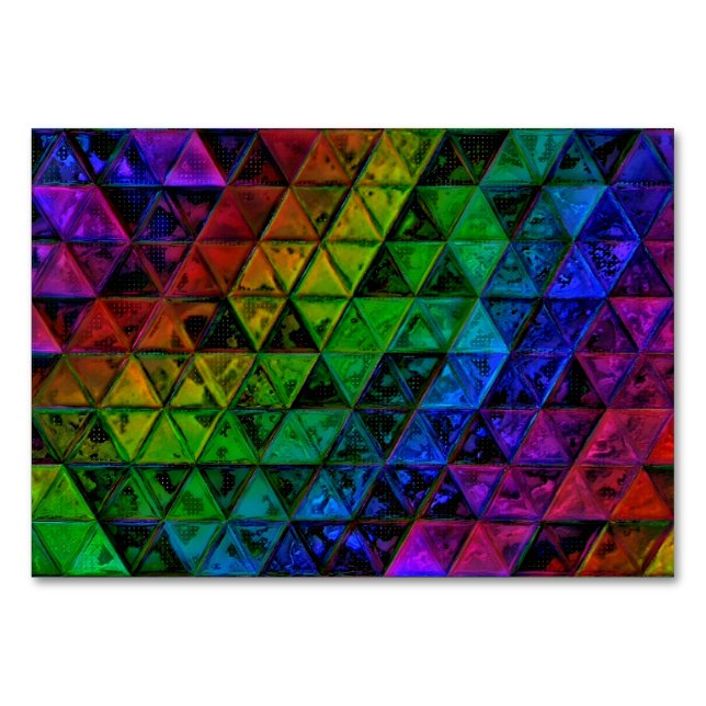 Numéro De Table Verre de fierté (Devant)