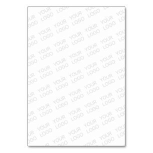 Numéro De Table Votre logo s'allège automatiquement et se répète