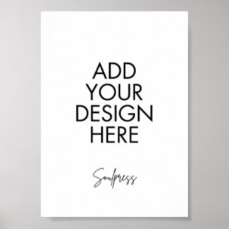 Numéro de tableau 5x7" Signer l'impression personn