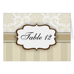 Numéro de tableau de la bande de Damas beige