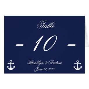 Numéro de tableau des Mariages bleus et blancs de