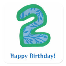 Numéro deux Stickers