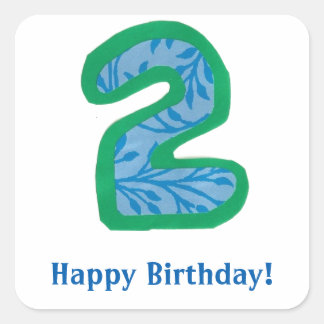 Numéro deux Stickers