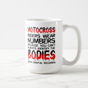 Numéro Le Corps Motocross Dirt Vélo Mug Drôle