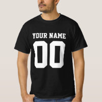 Numéro personnalisé T-shirt de football masculin