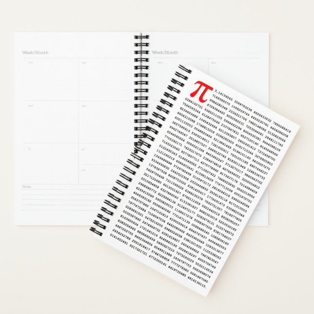Numéro Pi 1000 Premiers Chiffres | Symbole mathéma (Devant avec enveloppe)