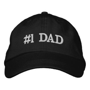 Numéro Un papa brodé Casquette de baseball