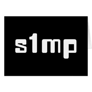 Numéro Une carte Simp