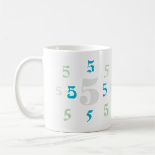Numerology 5 Mug