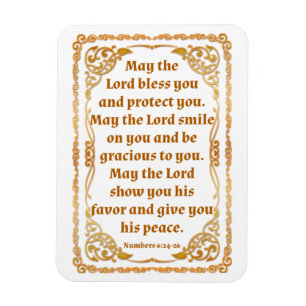 Numéros 6:24-26 Magnet