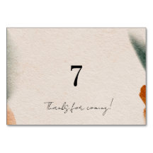 Numéros de table de Baby Shower modifiables | Pa m