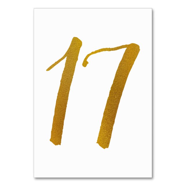Numéros de table de mariage - Écriture manuscrite  (Par défaut)