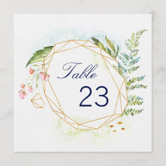 Numéros de table Geo Envy