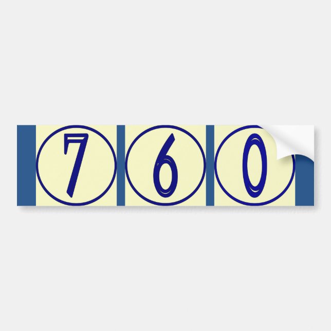 Numéros Français Numéros Vinyl House Stickers (Devant)