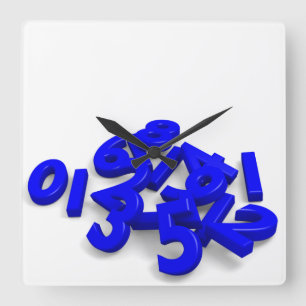 Numéros tombés Horloge murale