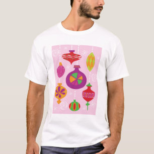 Numerous Christmas decoration illustrated in diffe T-Shirt