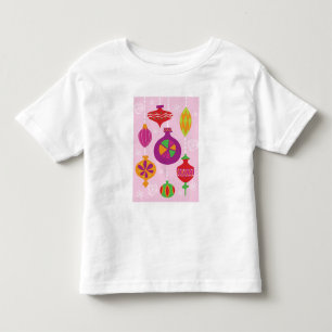 Numerous Christmas decoration illustrated in diffe Toddler T-shirt