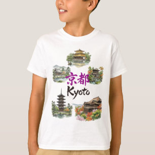 Numerous tourist attractions in Kyoto, Japan T-Shirt