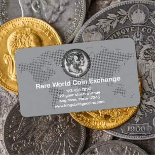 Numismatist Coin Shop Business Card