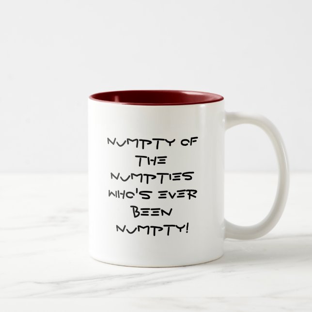 Numpty of the NumptiesWho's ever been Numpty! Two-Tone Coffee Mug (Right)