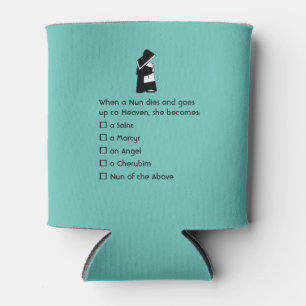 Nun Fun - clean humour, Nun Heaven Joke Can Cooler