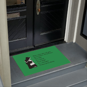 Nun Fun - clean humour, Nun Heaven Joke Doormat