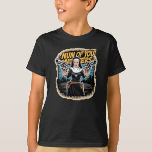 nun Of You S'' Funny Comic Page Art Lover Sticker T-Shirt