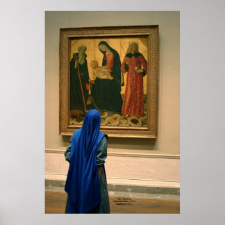 Nun, Painting, National Gallery of Art Poster