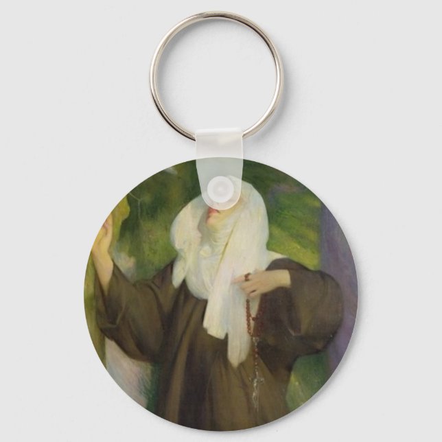 NUN SO BEAUTIFUL KEYCHAIN (Front)