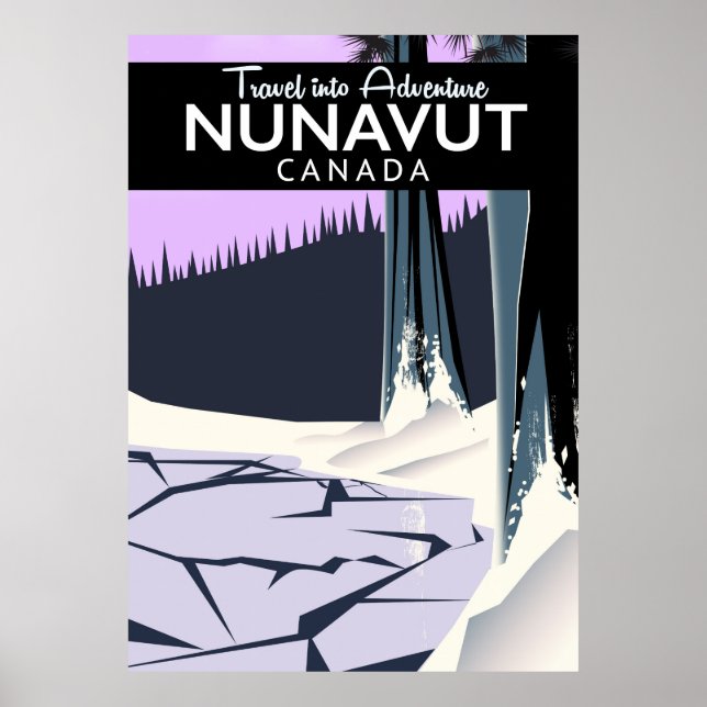 Nunavut Canada Travel poster (Front)