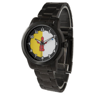 Nunavut Flag Graphic Dial Watch