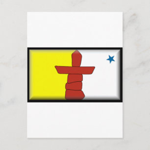 Nunavut Flag Postcard