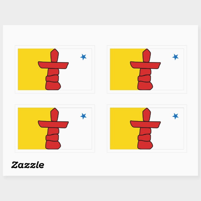 Nunavut Flags Graphic Sticker (Sheet)