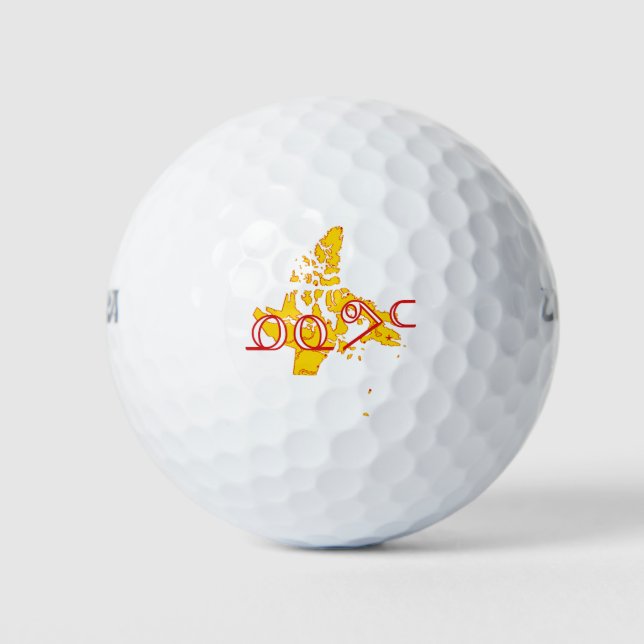 Nunavut Golf Balls (Front)