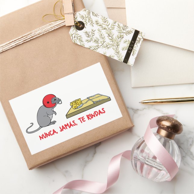 Nunca jamas te rindas sticker (Gifting)