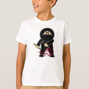 Nunchaku Ninja, T-shirt pour enfant dragon caché