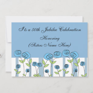 Nuns 50th Jubilee Celebration Invitations