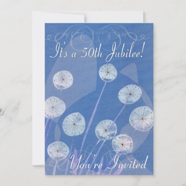 Nuns 50th Jubilee Celebration Invitations (Front)