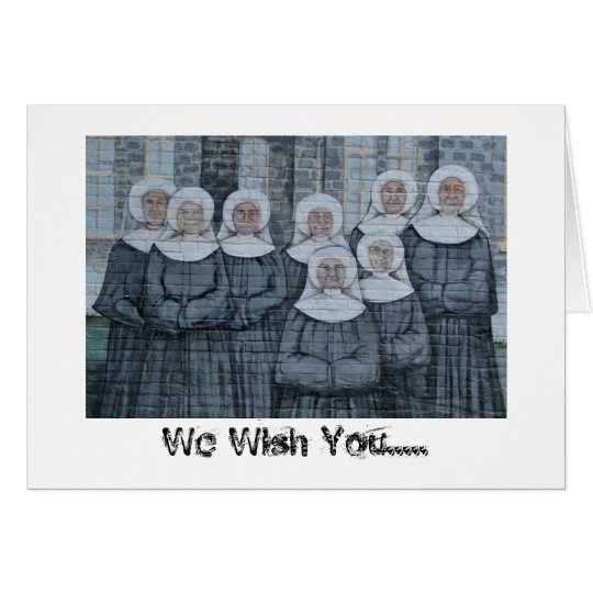 Nuns at Mercyhurst College Card