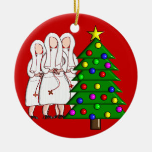 Nuns Christmas Ornament