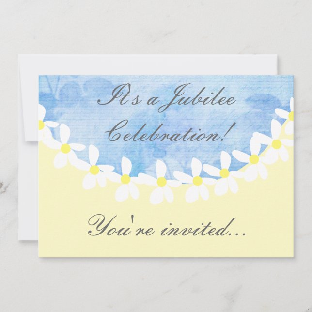 Nuns Customizable Jubilee Invitations (Front)