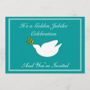 Nuns Golden 50th Jubilee Invitations