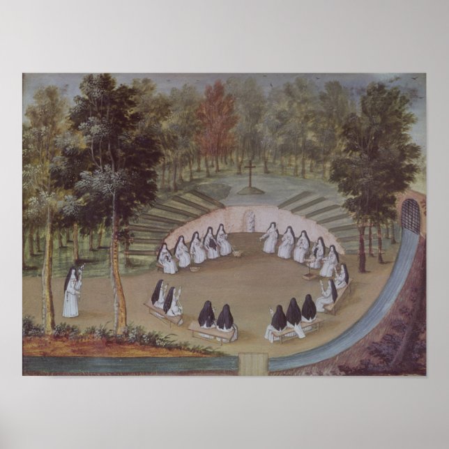 Nuns Meeting in Solitude Poster (Front)